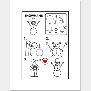 Snowman 2 Posters and Art